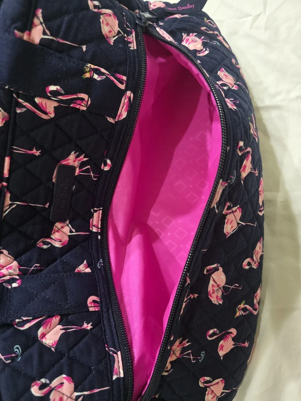 Vera Bradley Flamingo Fiesta Shoulder Strap Bag 16